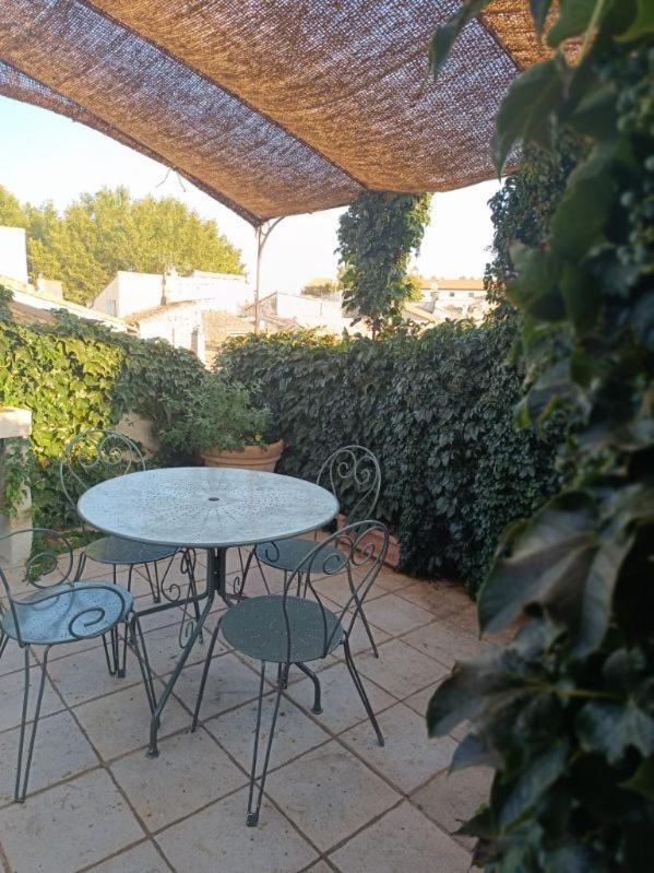La Confidentielle Centre Ville Arles Terrasse Exterior foto